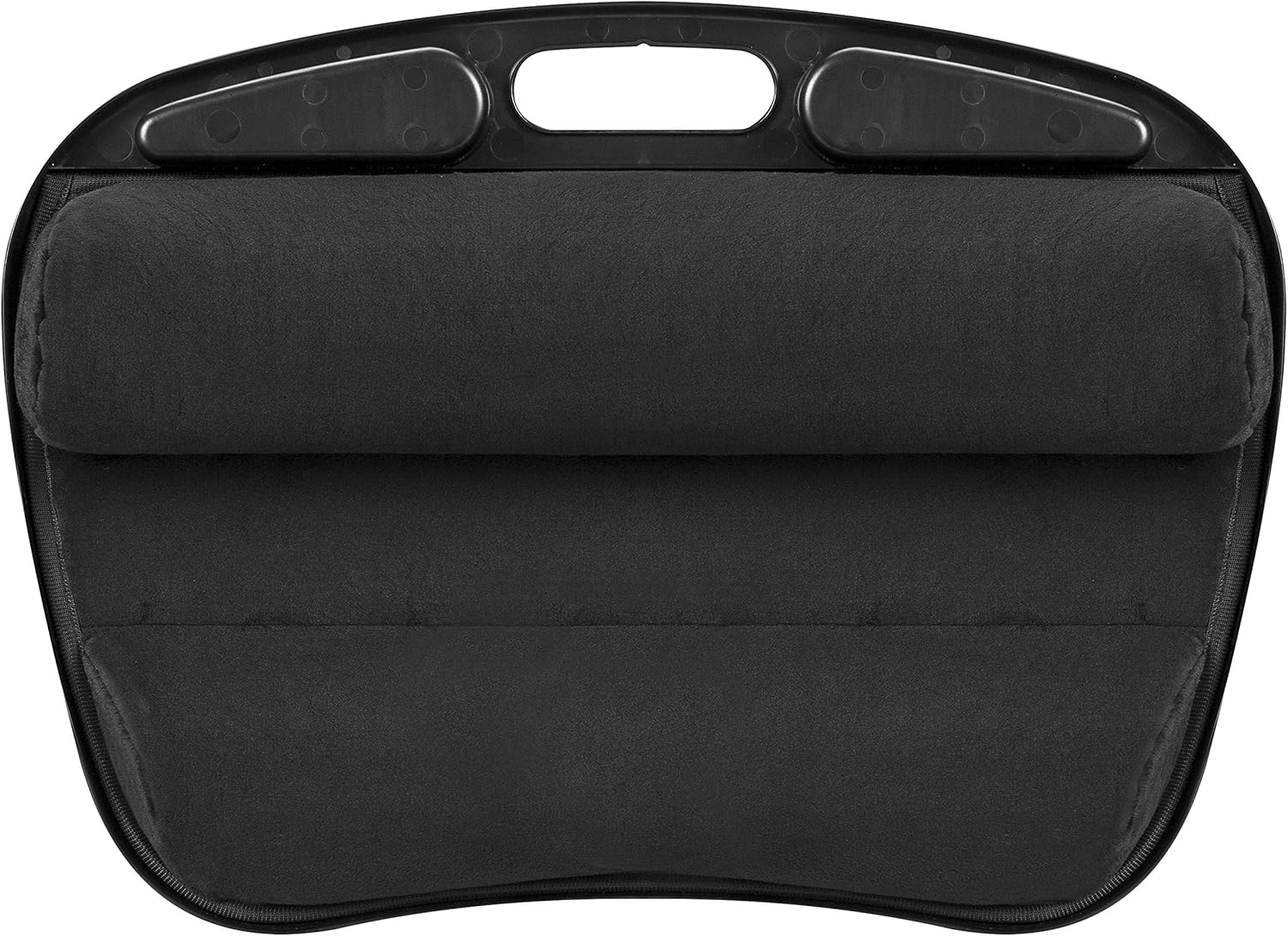 LapGear Mydesk Lap Desk with Device Ledge and Phone Holder - Black - Fits Up to 15.6 Inch Laptops - Style No. 44448: Computers & Accessories