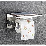 Worldwell Wall Mounted Self Adhesive Bathroom Toilet Paper Holder