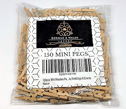 Amazon Com 150pcs Natural Wooden Mini Clothespins For Holding