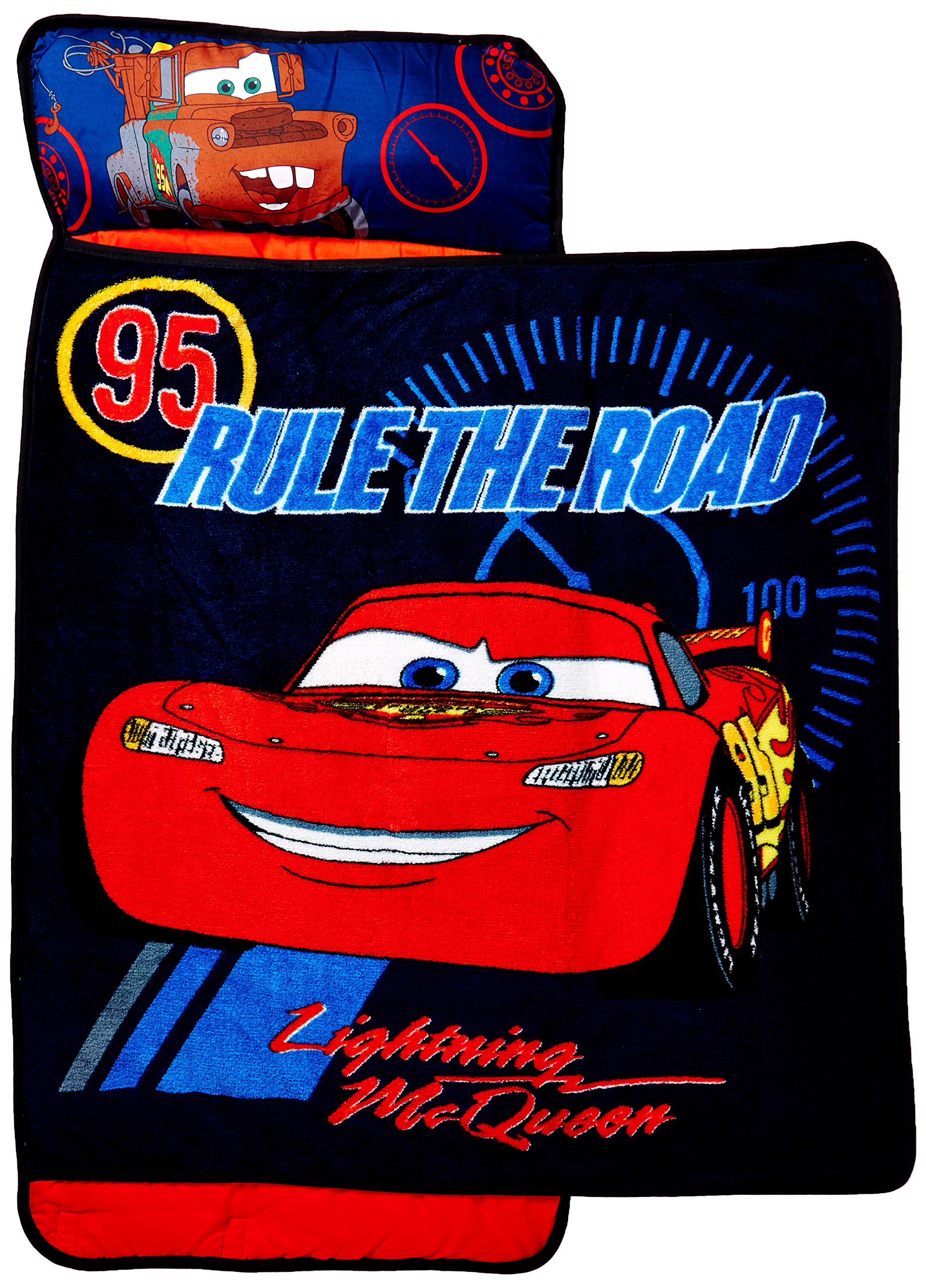Disney Cars Toddler Rolled Nap Mat, Rule The Road