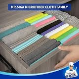 MR.SIGA Microfiber Cleaning Cloths 12 Pack 32x32 cm Purple All-Purpose Towels view 6