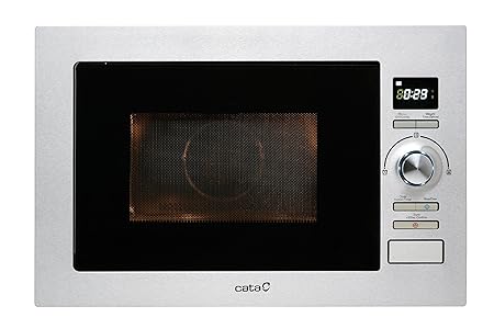 Cata MC 25 D - Horno microondas con grill, 900 W, color plateado