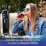 DrinkMate OmniFizz Sparkling Beverage Maker Arctic Blue 1L Bottle 60L CO2 view 7