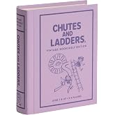 WS Game Company Chutes and Ladders Vintage Bookshelf Edition Board Game Set | Classic Family Board Game, Linen-Wrapped Book Box, Retro Design, Integrated Storage, 2-4 Players, Adults and Kids 3 and Up