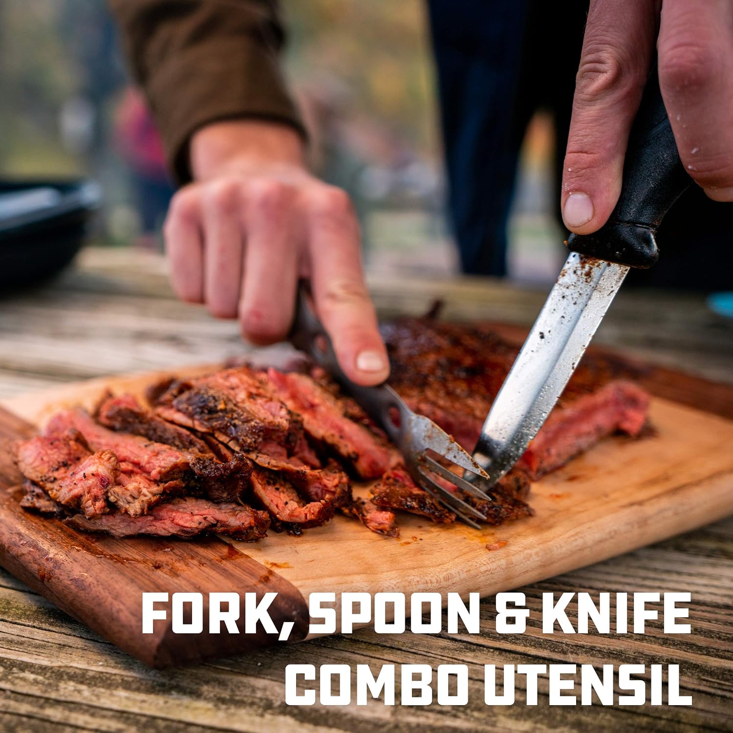 UCO Utility Spork Titanium, Silver - Image 3
