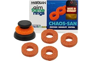 MatoSan® Aim Assist Rings - Precision Rings for PS5, PS4, Xbox Series X, Xbox One & Scuf Controllers - Gaming Accessories for PlayStation 5 & Xbox - Made in Germany (Chaos)