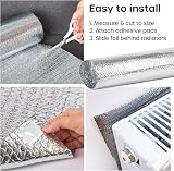 Volila Radiator Foil Insulation Roll 25m x 60cm Reflector Panels view 6