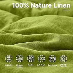 Simple&Opulence 100% Nature Pure Linen Fabric 78