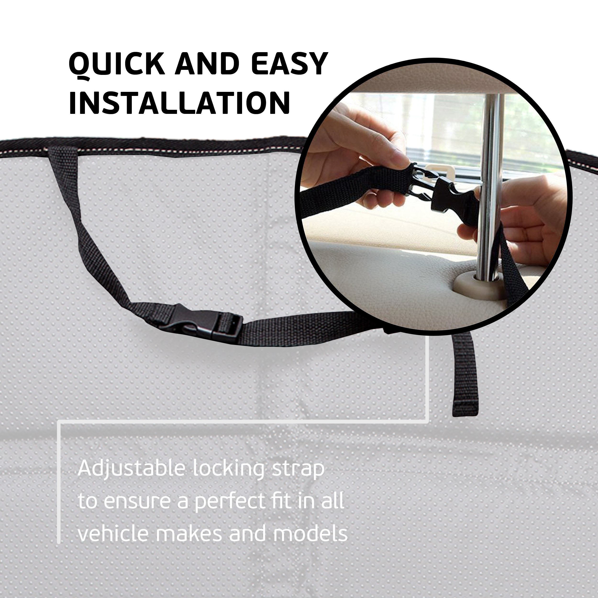 Car Seat Protector by Shmidt'S - Luxury Car Seat Cover Summer/Winter For Baby & Child - Anti-Slip, Heavy Duty Car Seat Mat Protector for Infants W/Upholstery, Beige/Tan