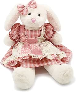 red stuffed bunny