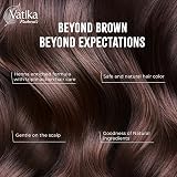 Vatika Naturals Henna Natural Brown Hair Colour 60g 6 x 10g Sachets view 6