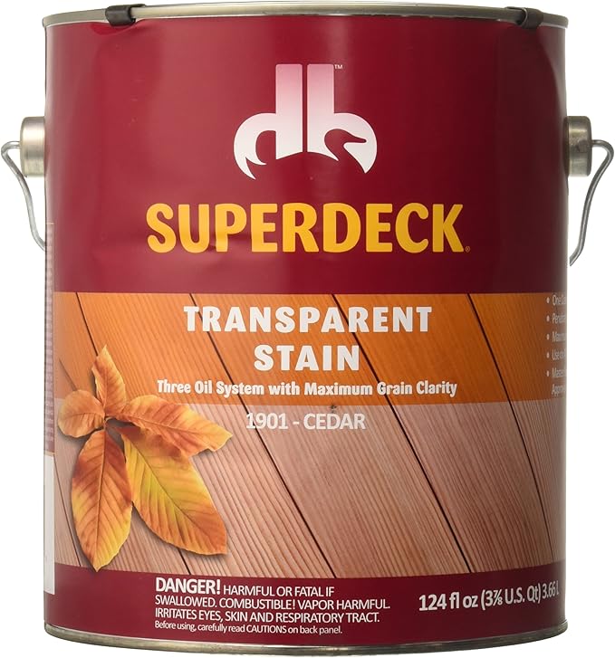 Duckback Products DP1901Transparent stain, Cedar Household Wood