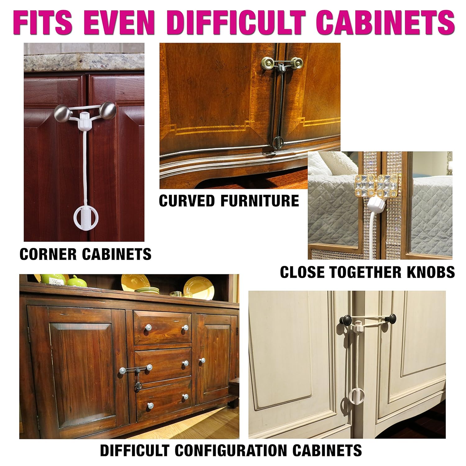 baby proof cabinets without knobs