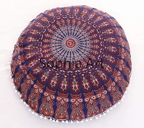 Round Cushion Cover Decorative 