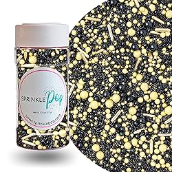 Sprinkle Pop Black Gold Sprinkle Mix| Black and