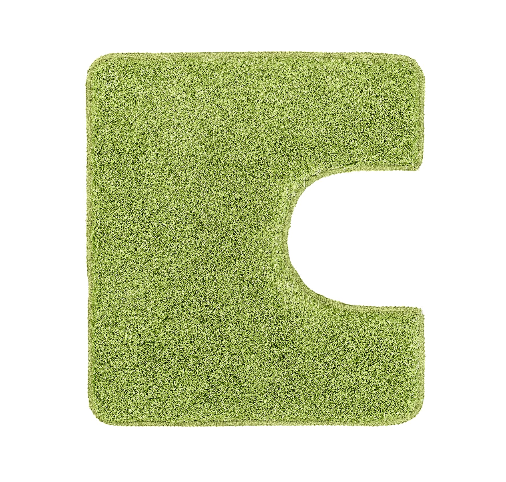 Kleine Wolke Seattle Pedestal Mat, Kiwi Green, 55 x 50 cm