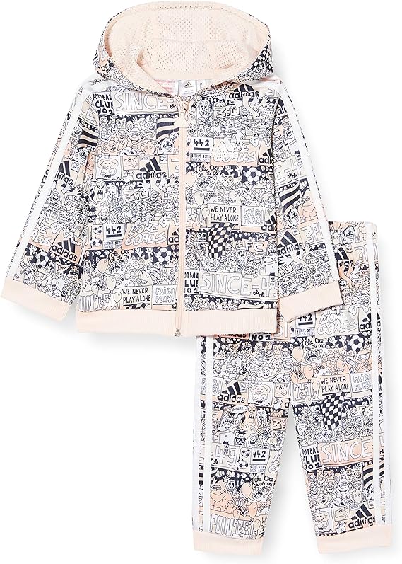 adidas Baby Boys I Shiny Fz Hd J Tracksuit Amazon.co.uk