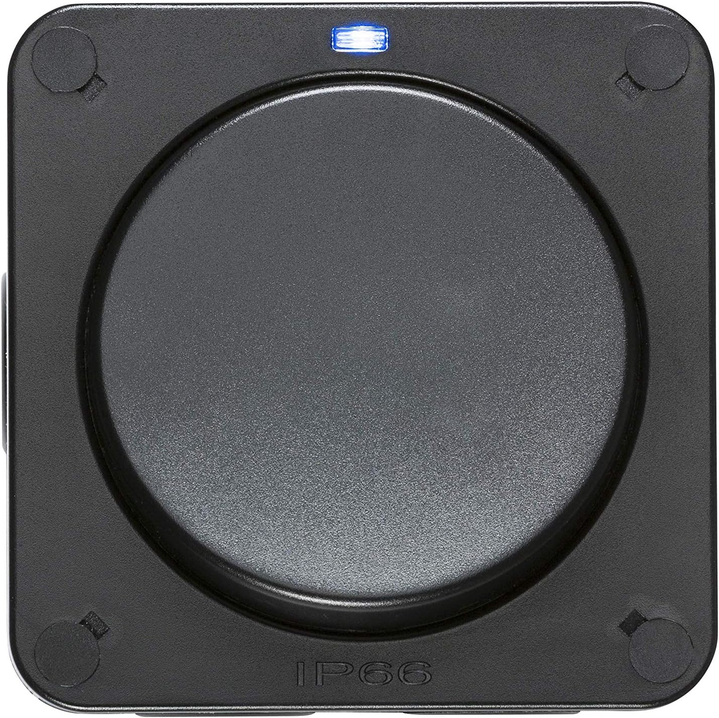 Knightsbridge OP2 Outdoor Weatherproof Single Switch, Black, 66.0 mm*90.0 mm*90.0 mm