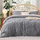 Bedsure King Size Comforter Set - Grey