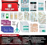 General Medi Mini First Aid Kit 92 Pieces Portable Travel Red view 2