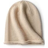 WaySoft Women's 100% Cashmere Slouchy Beanie Design in Elegant Gift Box - Multiple Chic Colors