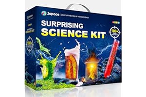 Japace 100+ Experiments Science Kit for Kids, Cool Boy Christmas Birthday Gift Ideas, Chemistry and Physics Set STEM Toys for Boys Girls