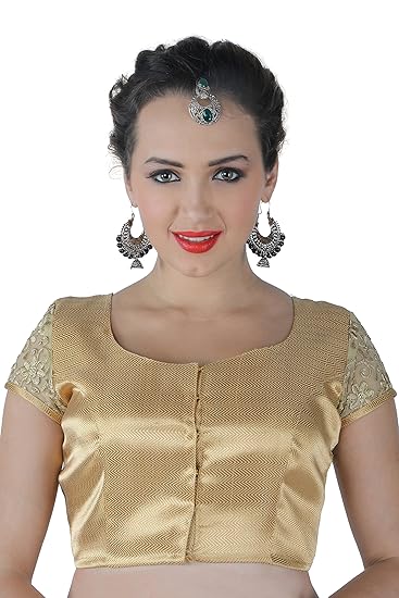 Brocade & Georgette Blouse