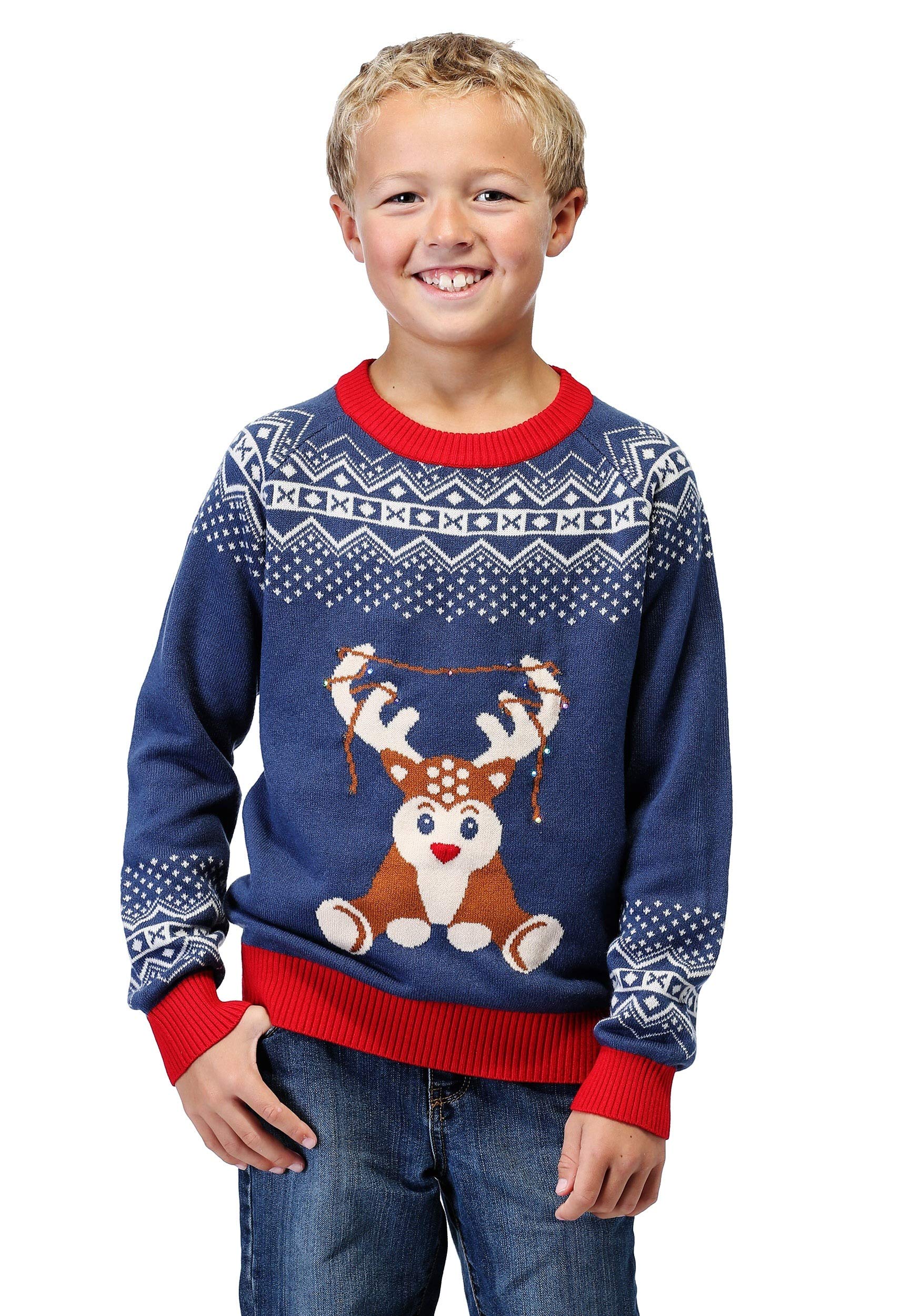 Children's light up christmas sweater Clearance