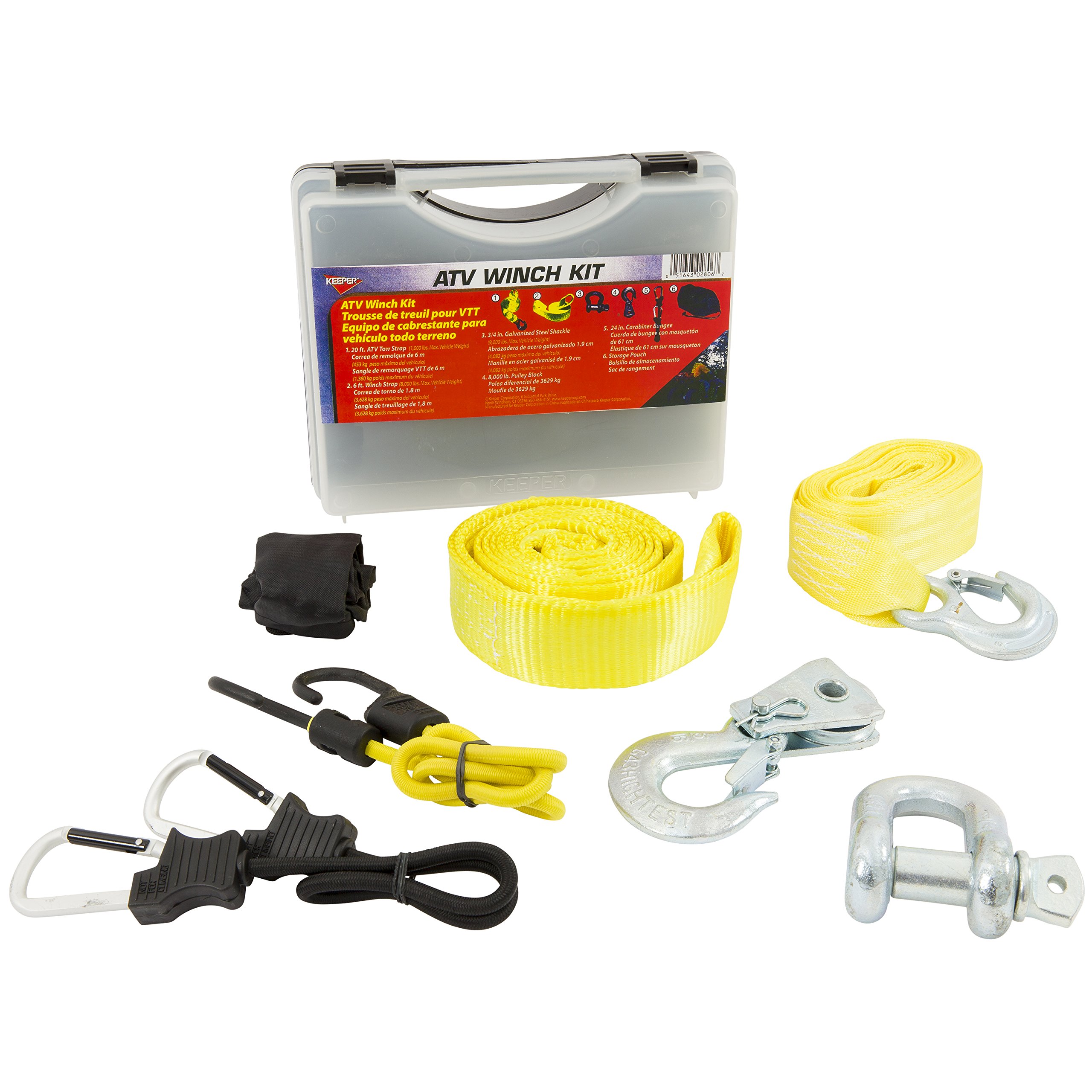 Keeper 02806 ATV Winch Accessory Kit with Storage Case eBay