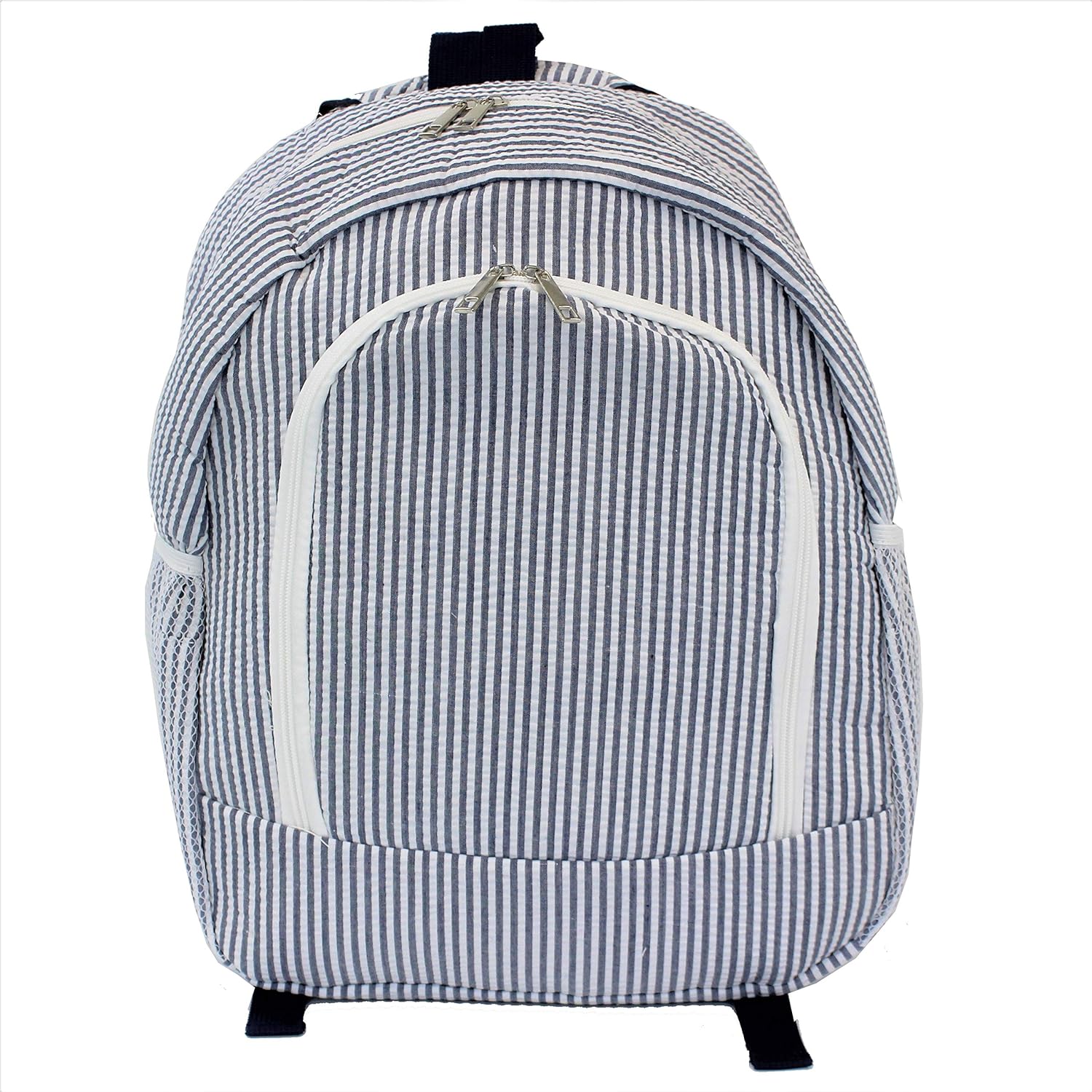 large seersucker backpack