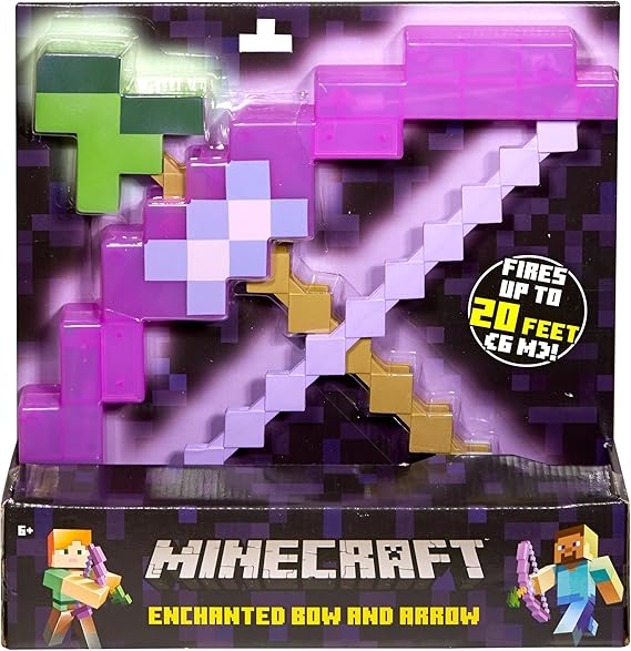 Amazon Minecraft マインクラフト エンチャントされた弓矢 おもちゃ雑貨 おもちゃ