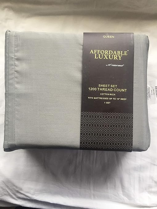 Amazon Com Affordable Luxury 1200 Thread Count Queen Sheet Set