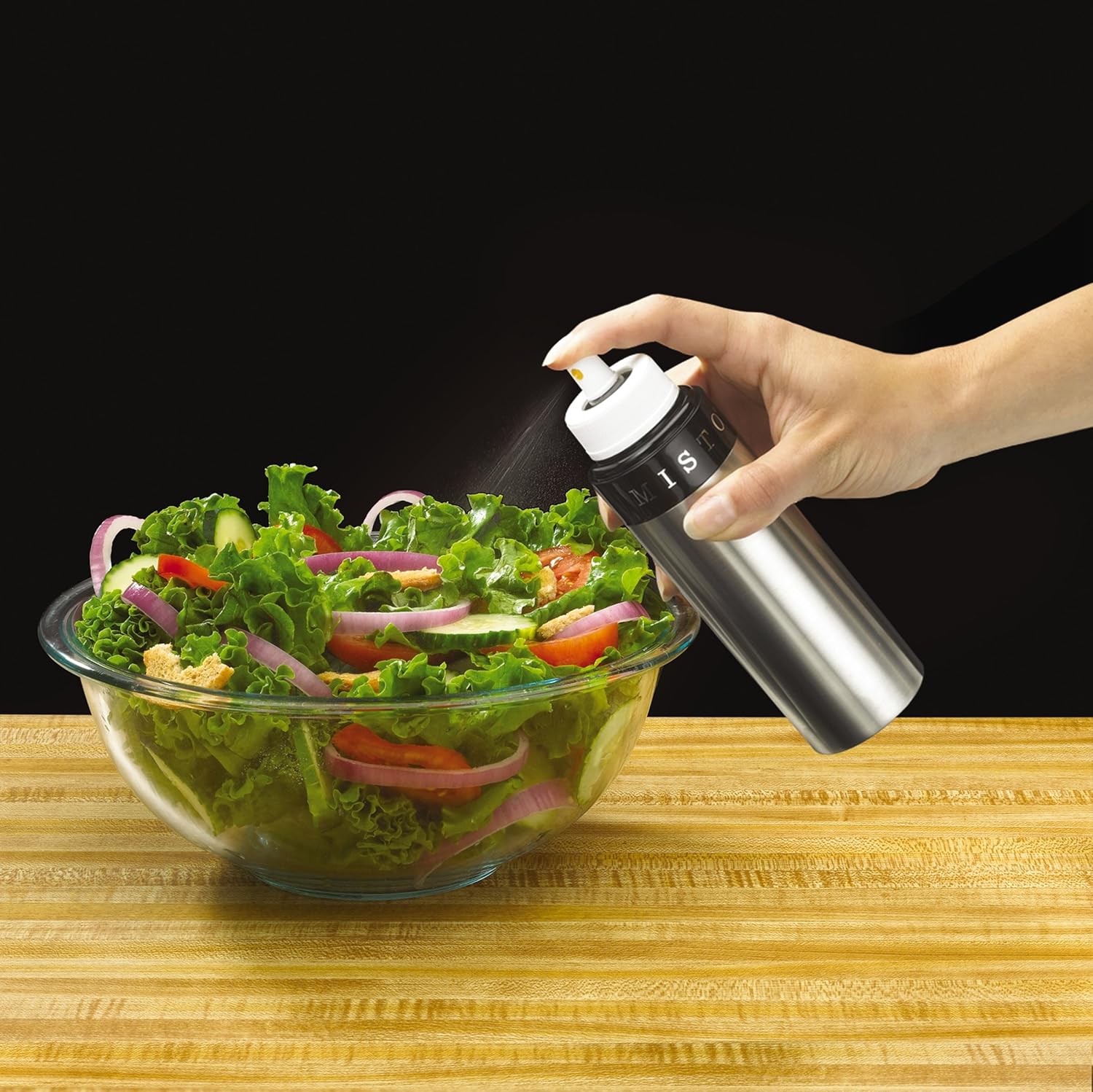Misto Brushed Aluminum Oil Sprayer: Kitchen & Dining