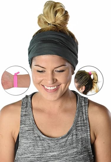 Amazon Com Headbands Made From Moisture Wicking Microfiber