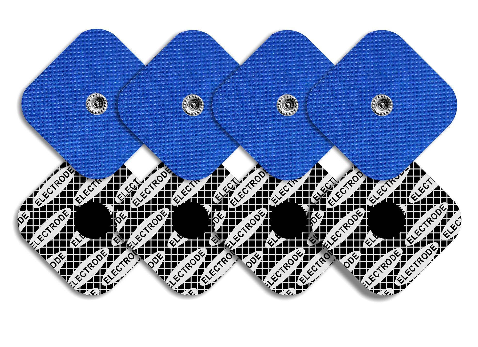 TENSPAD SILVER 8 electrodes with silver pattern compatible with Compex devices, 50x50mm