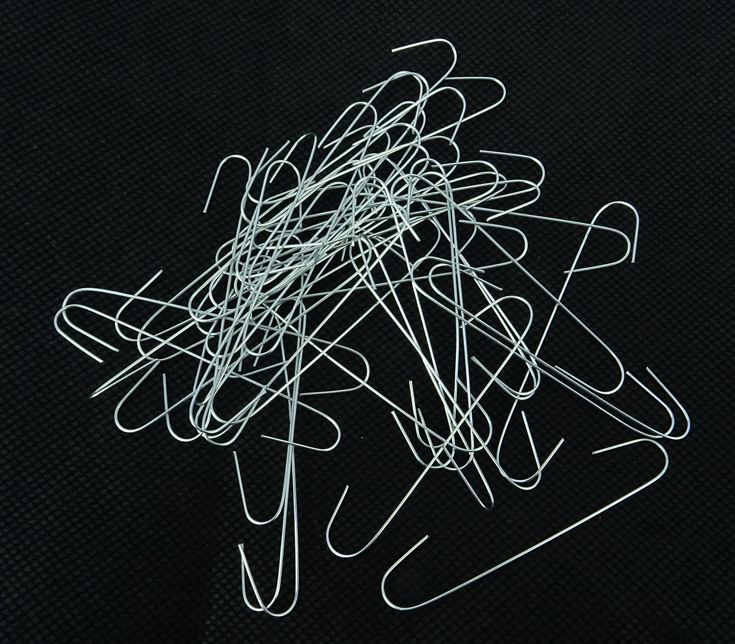 Toyland® Set of 150 Premier Multipurpose Ornament Hooks - 50 Giant Hooks & 100 Regular Hooks in Silver