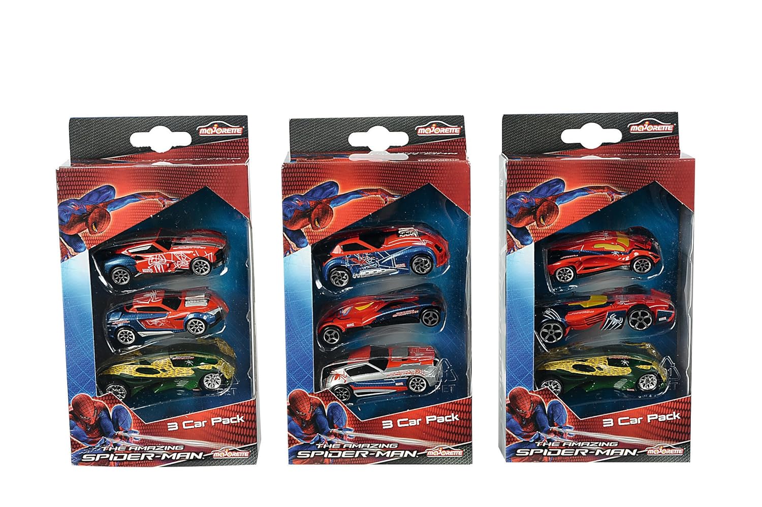 majorette spiderman car