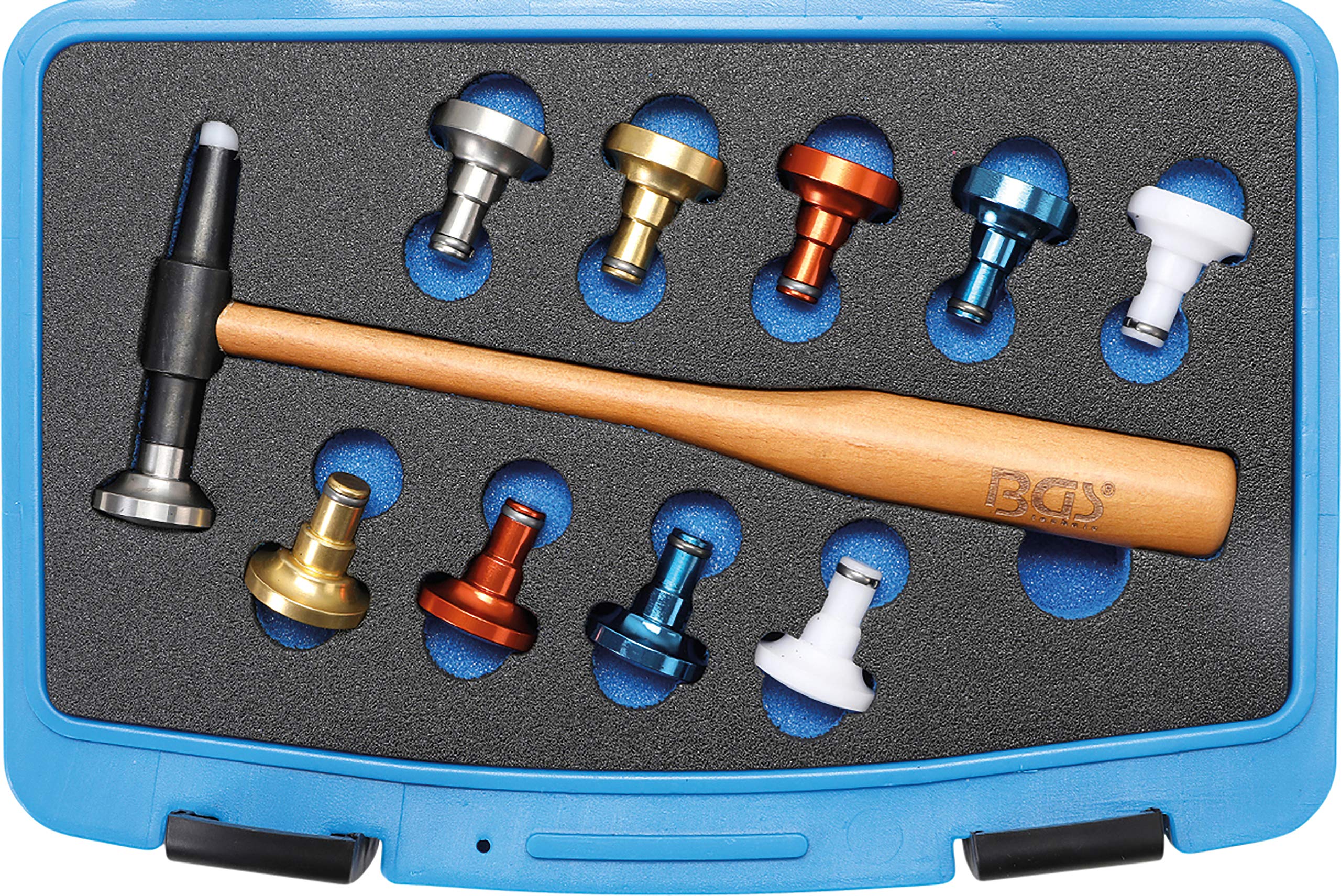 BGS 9768 | Hammer Set with Interchangeable Heads | Ø 28 mm | 11 pcs.
