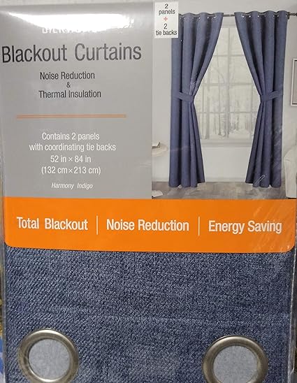 Amazon Com Silk Home Set Of 2 Smoke Gray Room Darkening Curtains