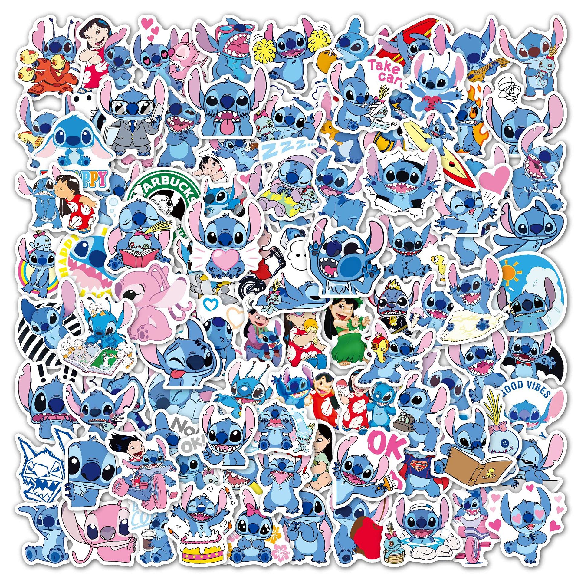 Lilo & Stitch Stickers Pack 100 PCS | for Car, Laptop, Water Bottles | Cute Vinyl Decals for Teens — image 1