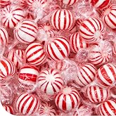 Jumbo Mint Balls, Peppermint Hard Candy Individually Wrapped - 2 Lb Pack | Old Fashioned Peppermint Candy for Office Bowls &amp; Jars