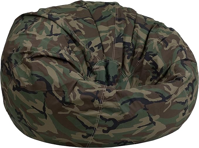 Amazon Com Flash Furniture Oversized Camouflage Kids Bean Bag