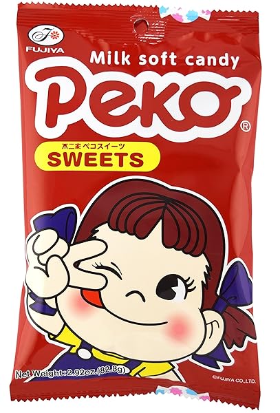 FUJIYA PEKO SWEETS MILK SOFT CANDY 2.92OZ