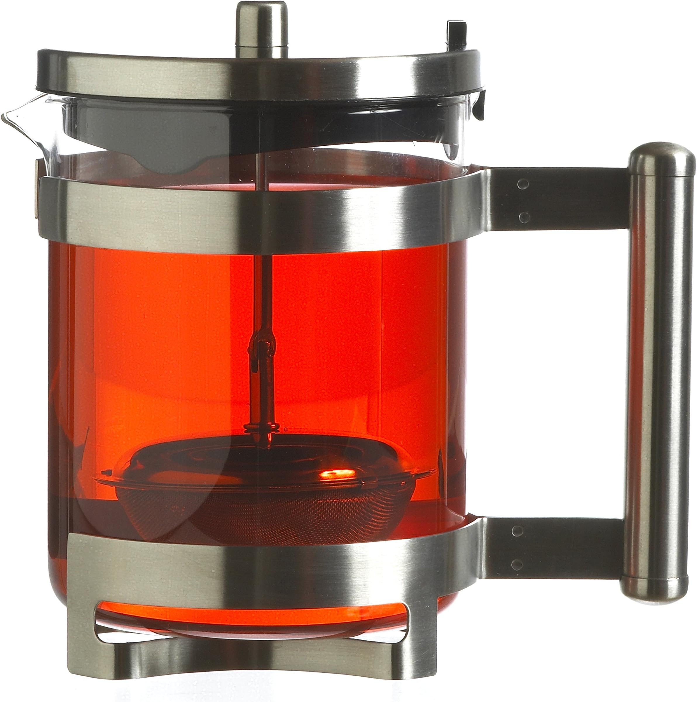 GROSCHE Barcelona Borosilicate Glass Teapot with Stainless Steal Infuser, 1000ml/32 fl. oz