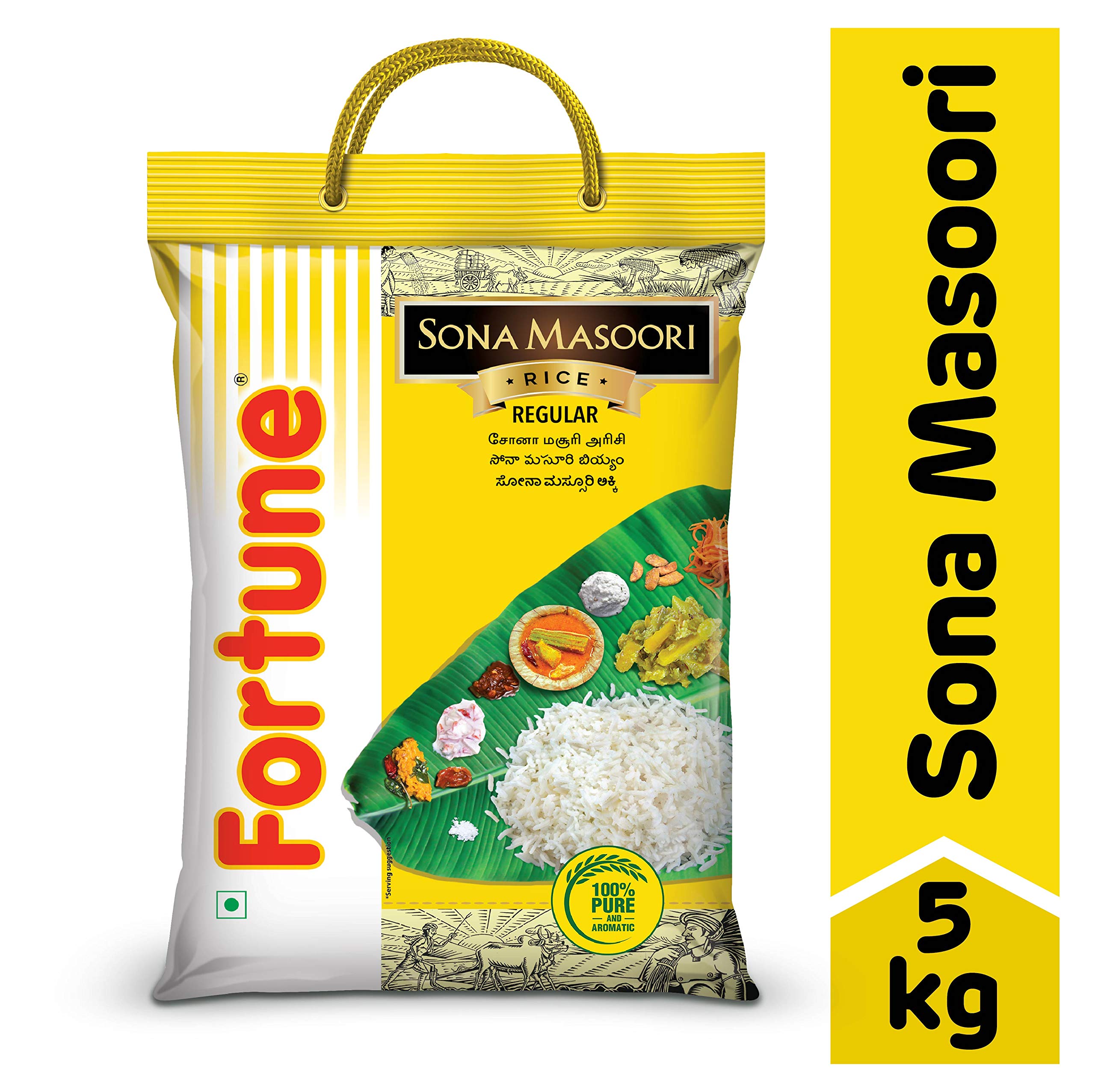 Fortune Sona Masoori Rice, 5kg Buy Online in KSA. fortune products in Saudi Arabia. See Prices