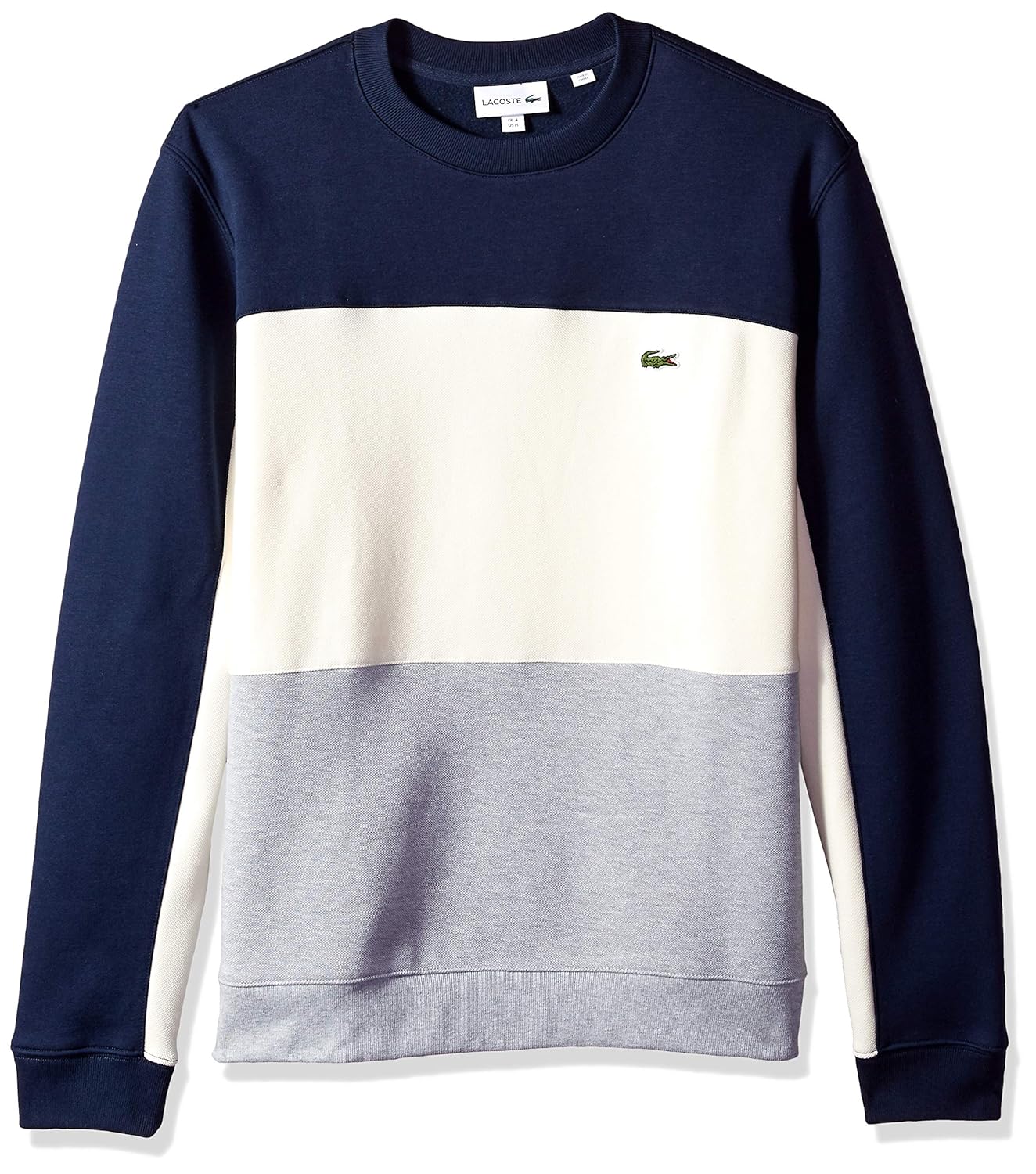lacoste color block sweater