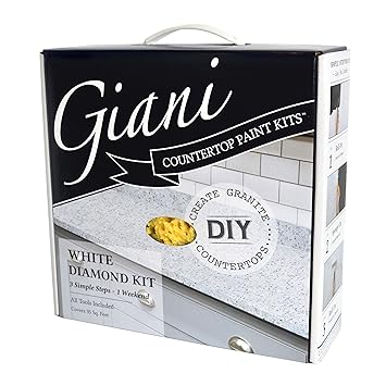 Giani Granite Countertop Paint Kit White Diamond Amazon Co Uk