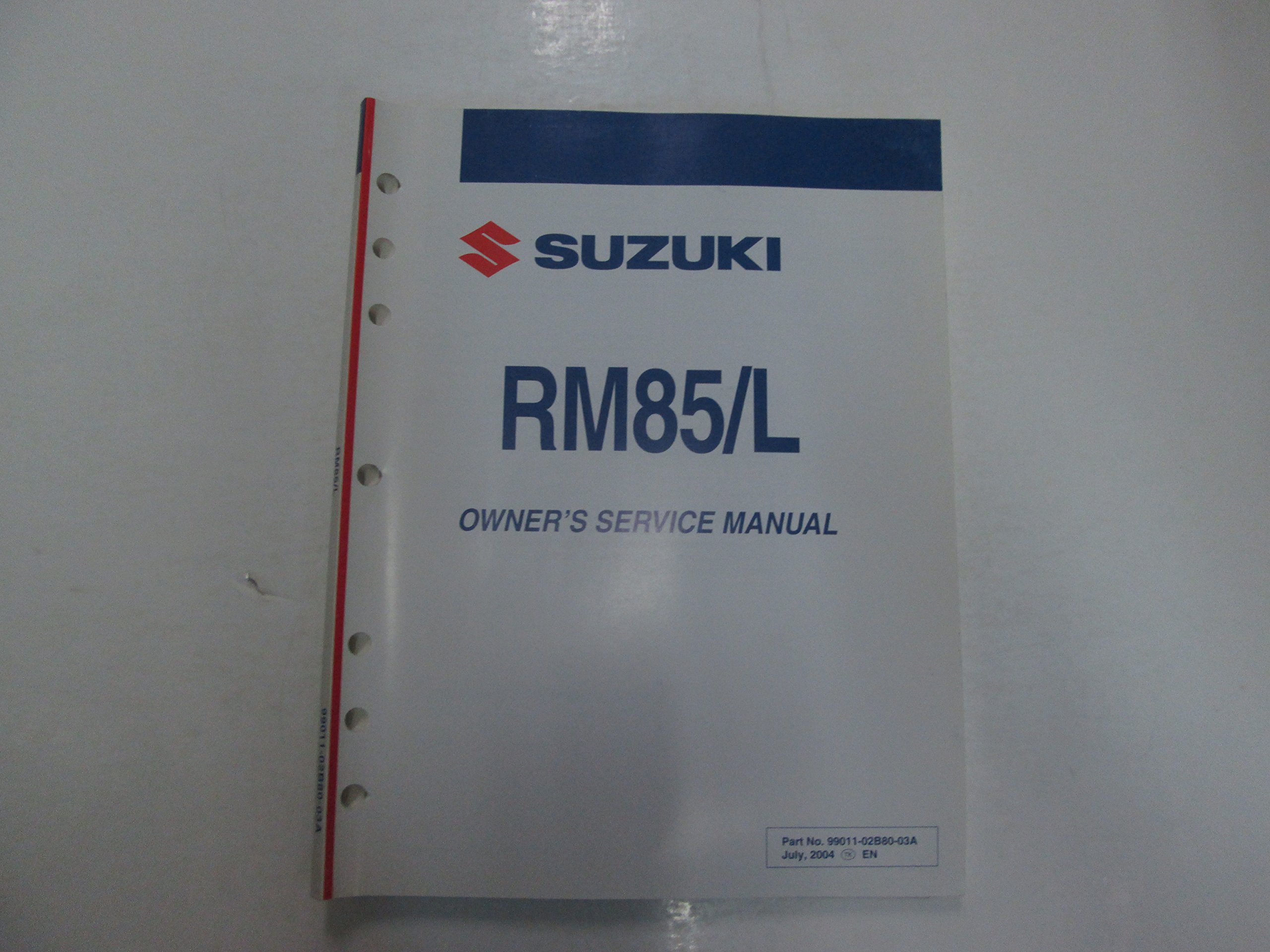 2005 Suzuki RM85/L RM 85/L Owners Service Manual MINOR WEAR FACTORY OEM  DEAL *** Paperback – 2004