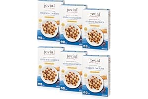 Jovial Organic Einkorn Checkerboard Cookies - Organic Cookies, High Protein, Fair Trade Certified, All Natural Ingredients, Low Carb, Low Sugar, Palm Done Right - 8.8 Oz, 6 Pack