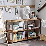 IRONCK Bookshelf Double Wide 55 in